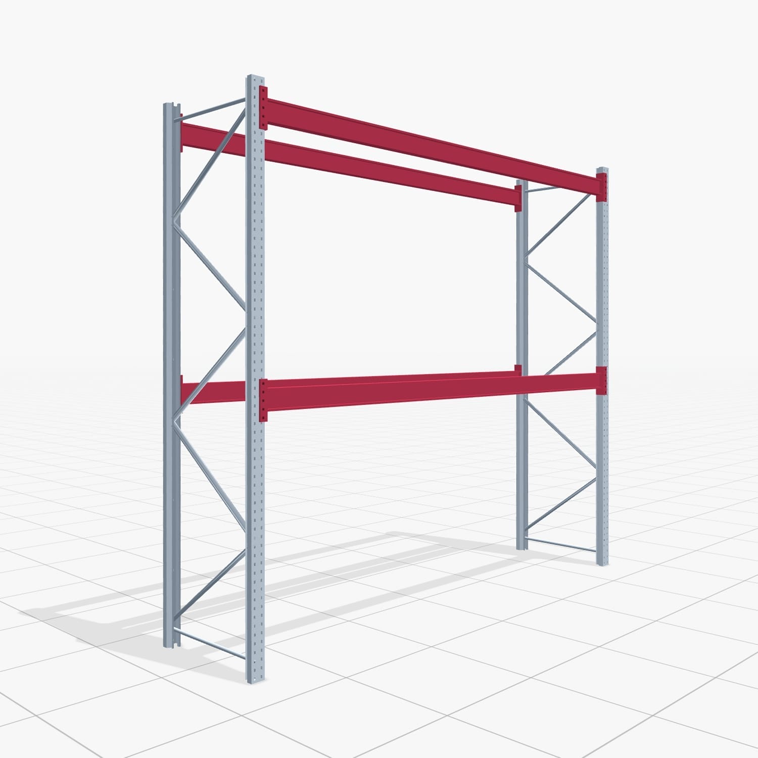 Palettenregale PRX 1000, Industriepalette, H: 3.100 mm, B: 2.900 mm, Palettengewicht: 1.000 kg, Palettenplätze: 9