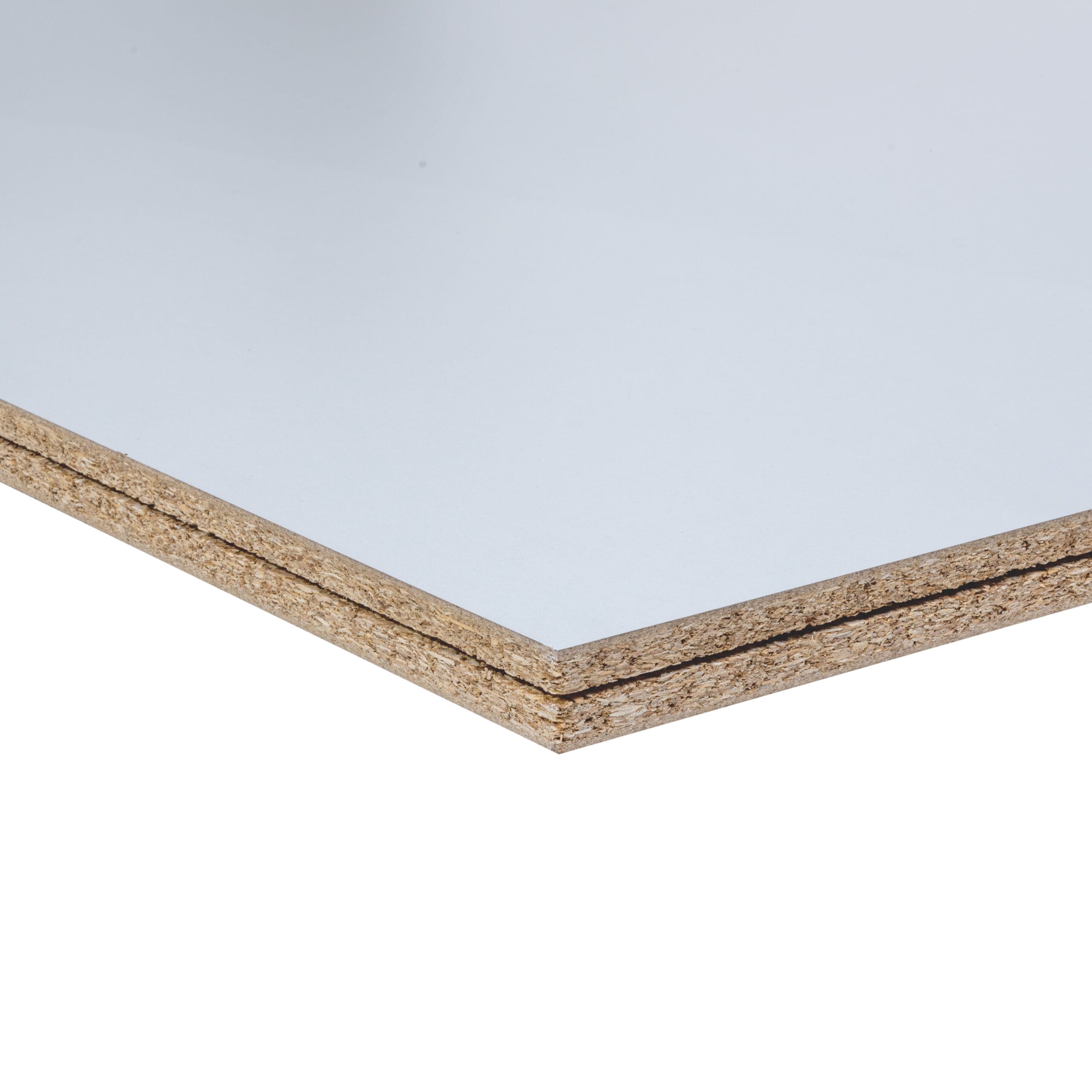 LBX 8000 Spanplattenboden natur/weiß 1600 x 510 mm, Stärke 38 mm, Melaninharzbeschichtet weiß