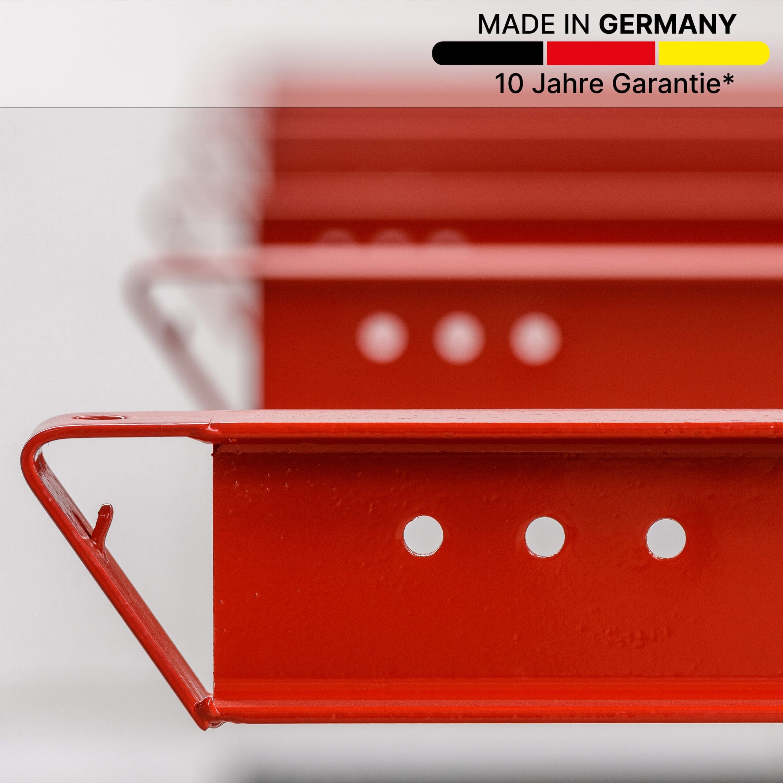 Kragarmregal Staplerbedient mit MADE IN GERMANY Sticker