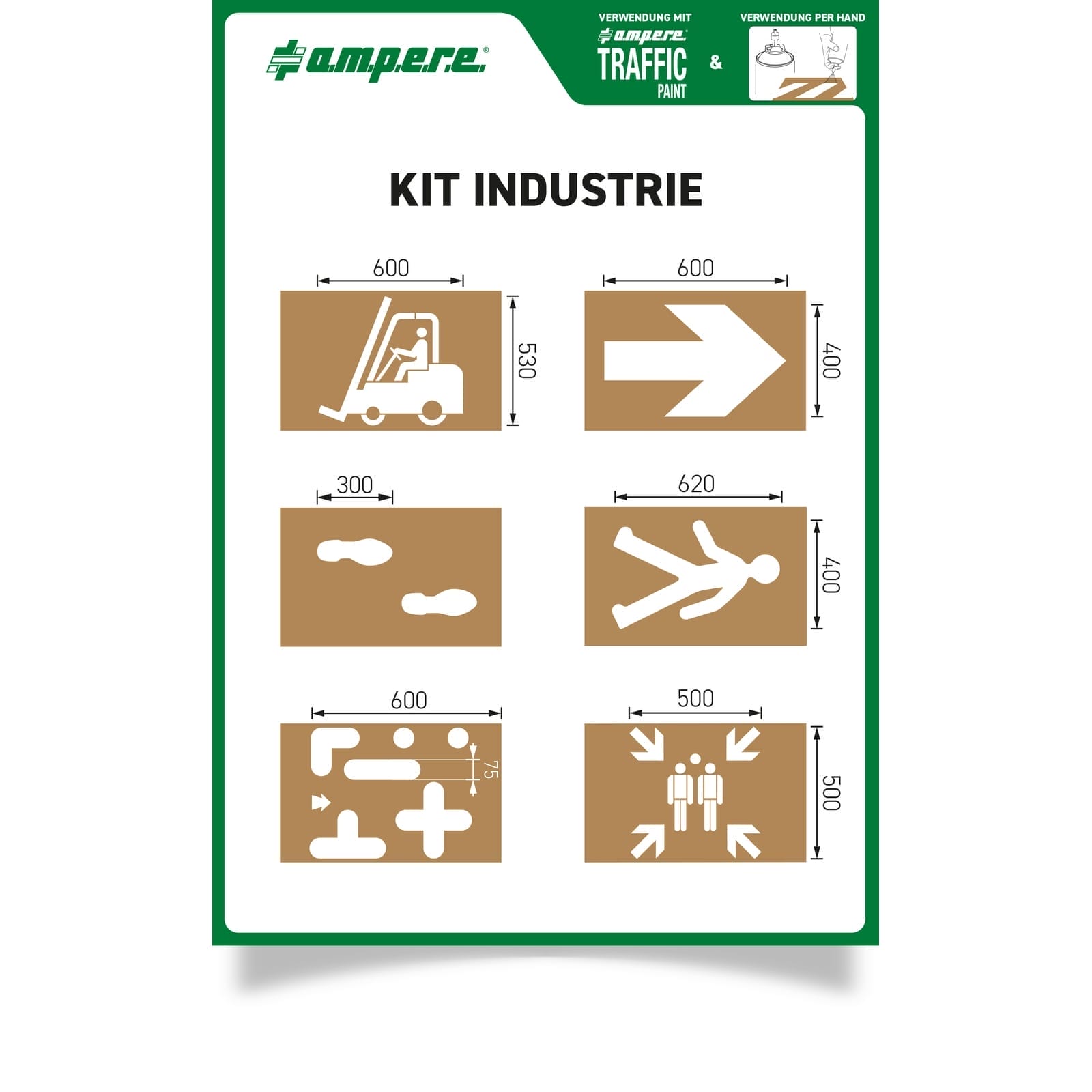 RMX Schablonen KIT Industrie