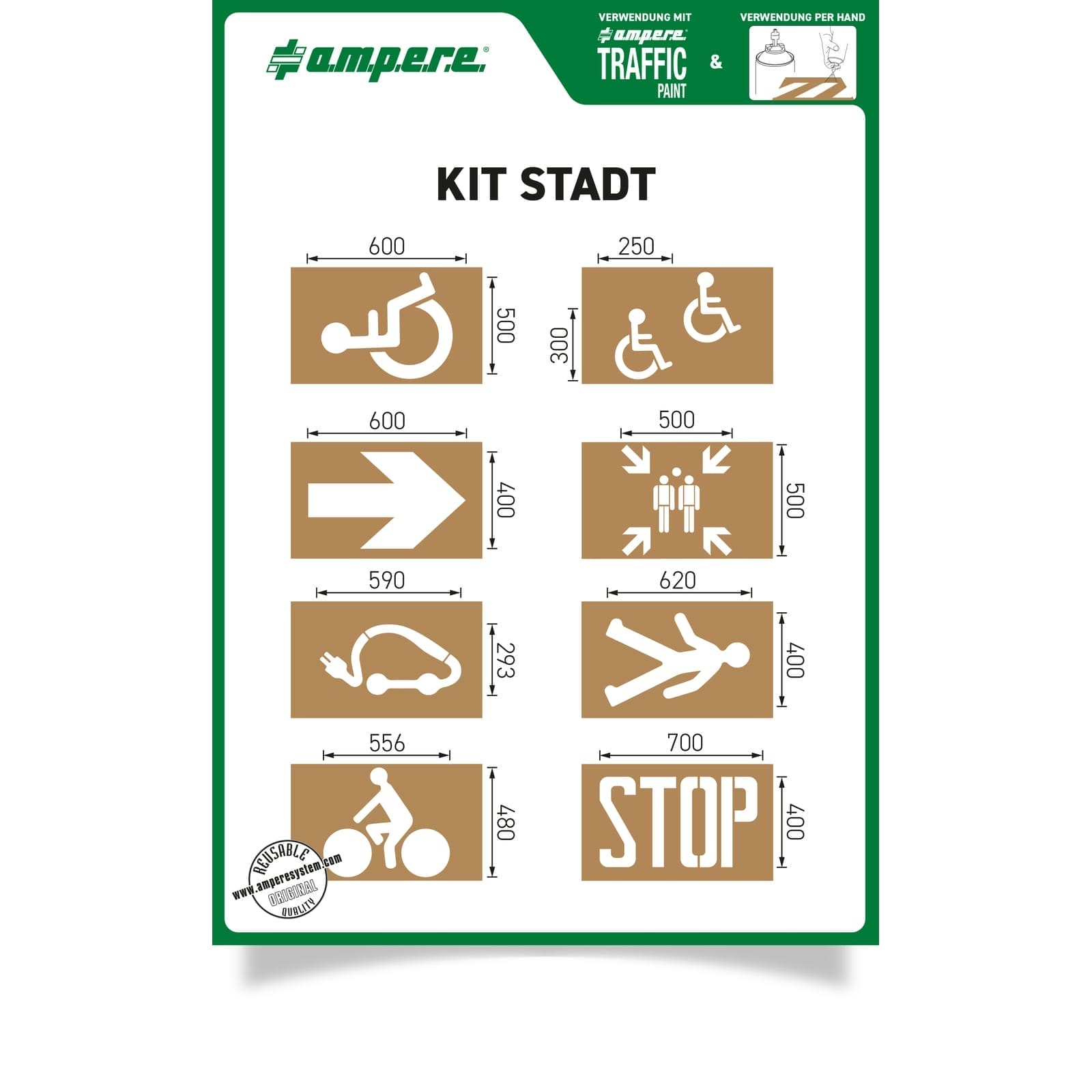 RMX Schablonen KIT Stadt