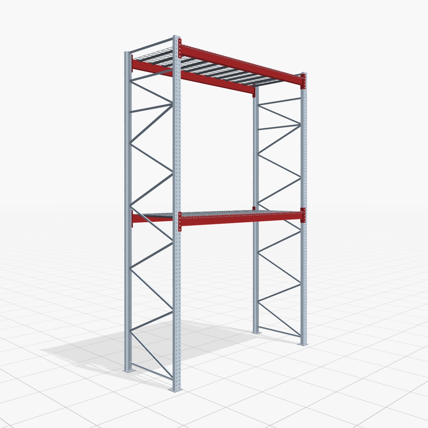 Palettenregale PRX 1000, Europalette, H: 4.600 mm, B: 2.900 mm, Palettengewicht: 500 kg, Palettenplätze: 9