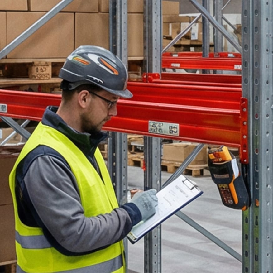 Regalprüfung Weitspannregal