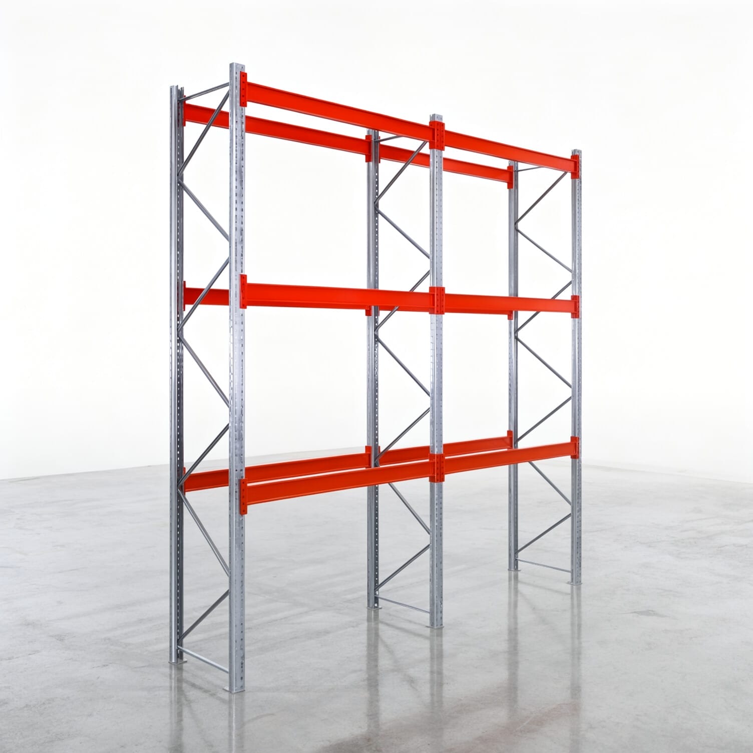 Palettenregale PRX 1000, Europalette, H: 4.100 mm, B: 3.900 mm, Palettengewicht: 1.000 kg, Palettenplätze: 16