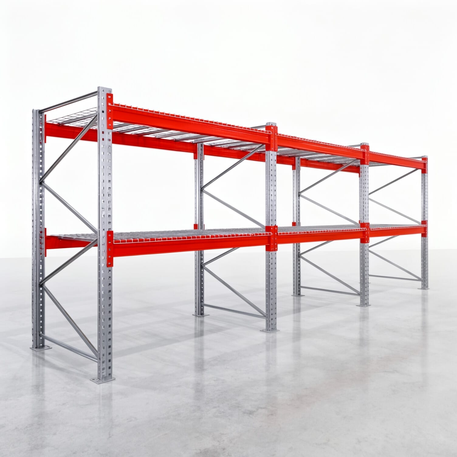 Palettenregale PRX 1000, Europalette, H: 2.100 mm, B: 5.800 mm, Palettengewicht: 750 kg, Palettenplätze: 18