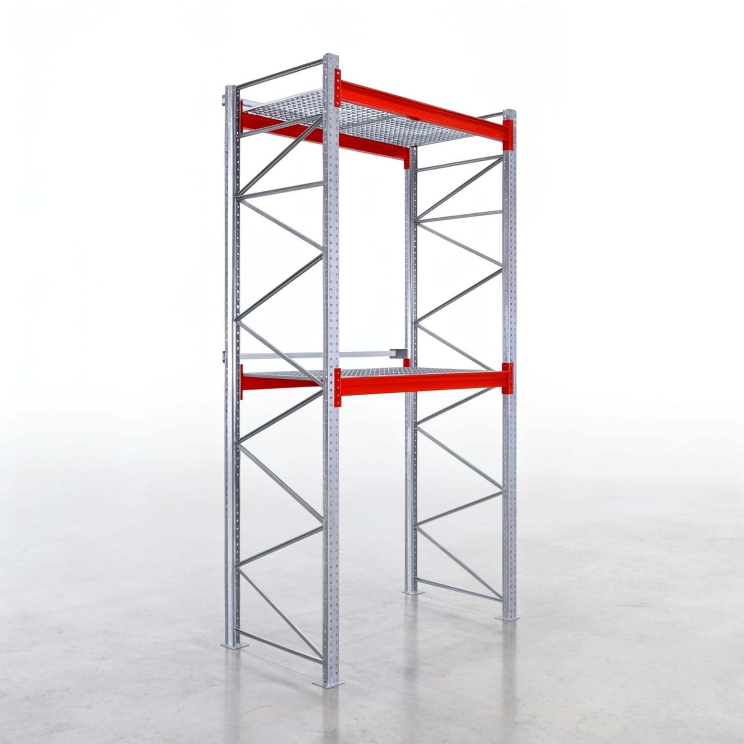 Palettenregale PRX 1000, Europalette, H: 4.100 mm, B: 2.000 mm, Palettengewicht: 500 kg, Palettenplätze: 6