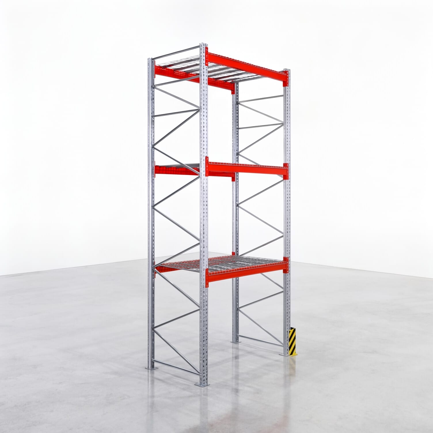 Palettenregale PRX 1000, Europalette, H: 4.600 mm, B: 2.000 mm, Palettengewicht: 500 kg, Palettenplätze: 8