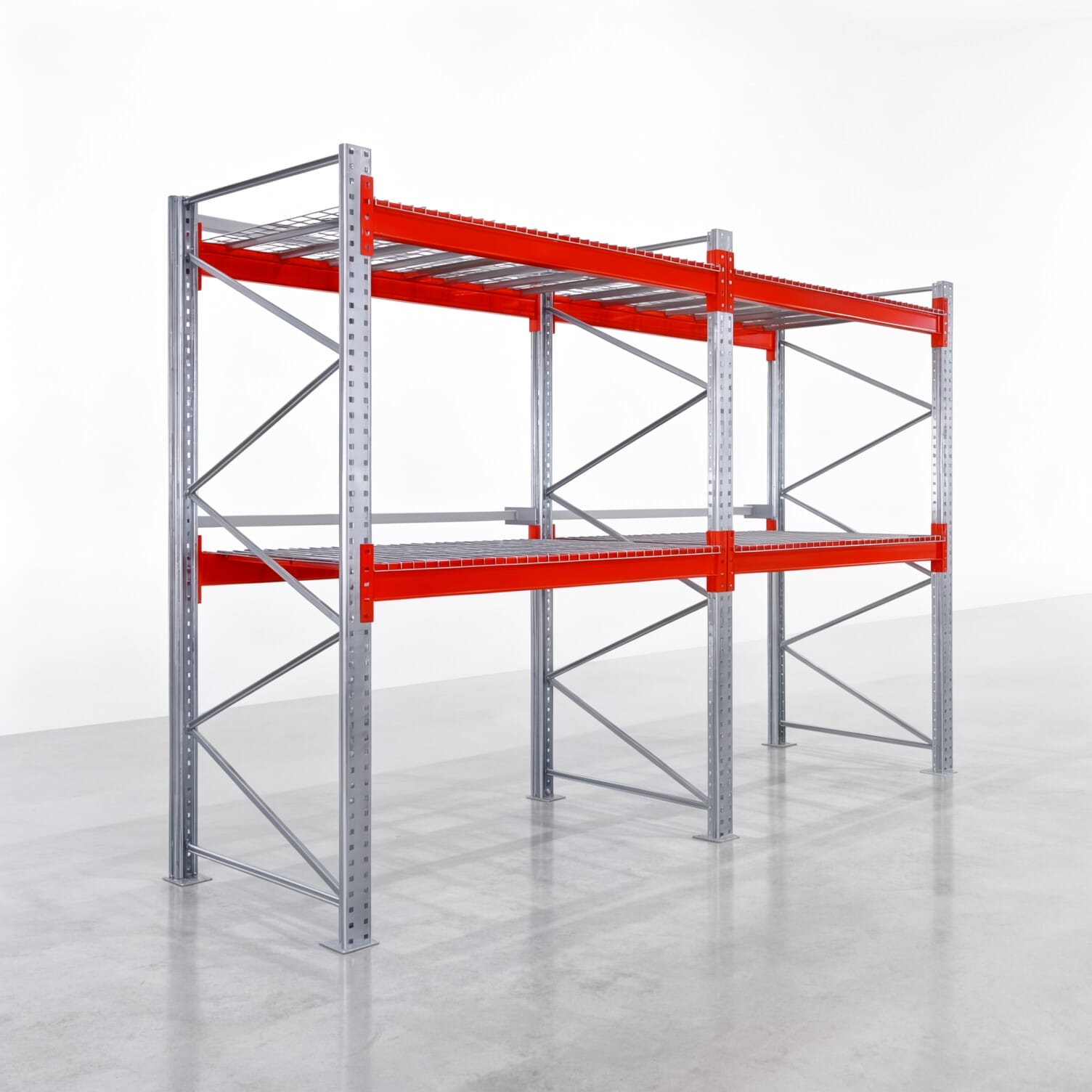 Palettenregale PRX 1000, Europalette, H: 2.600 mm, B: 3.900 mm, Palettengewicht: 500 kg, Palettenplätze: 12