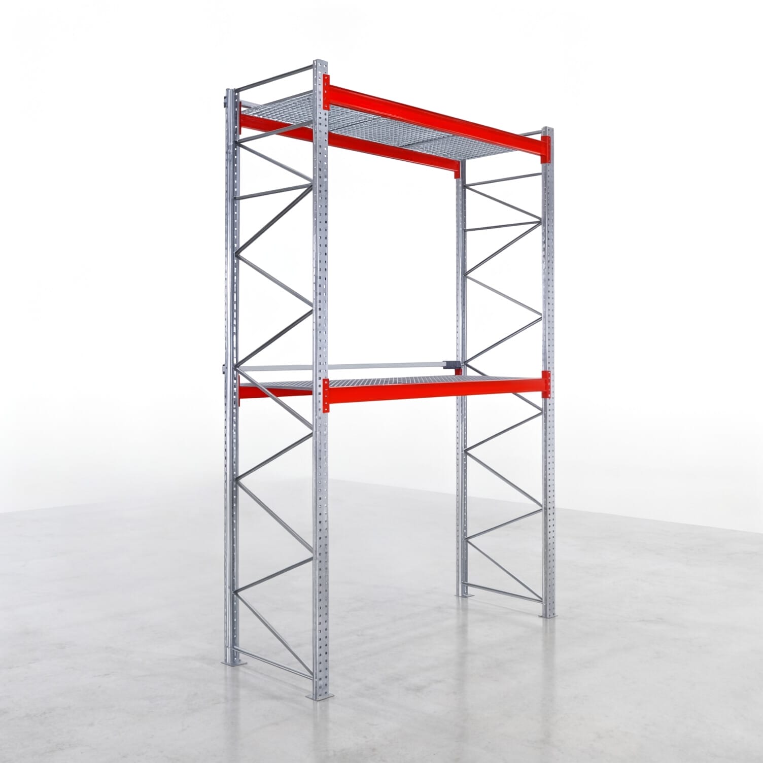 Palettenregale PRX 1000, Europalette, H: 4.600 mm, B: 2.900 mm, Palettengewicht: 500 kg, Palettenplätze: 9