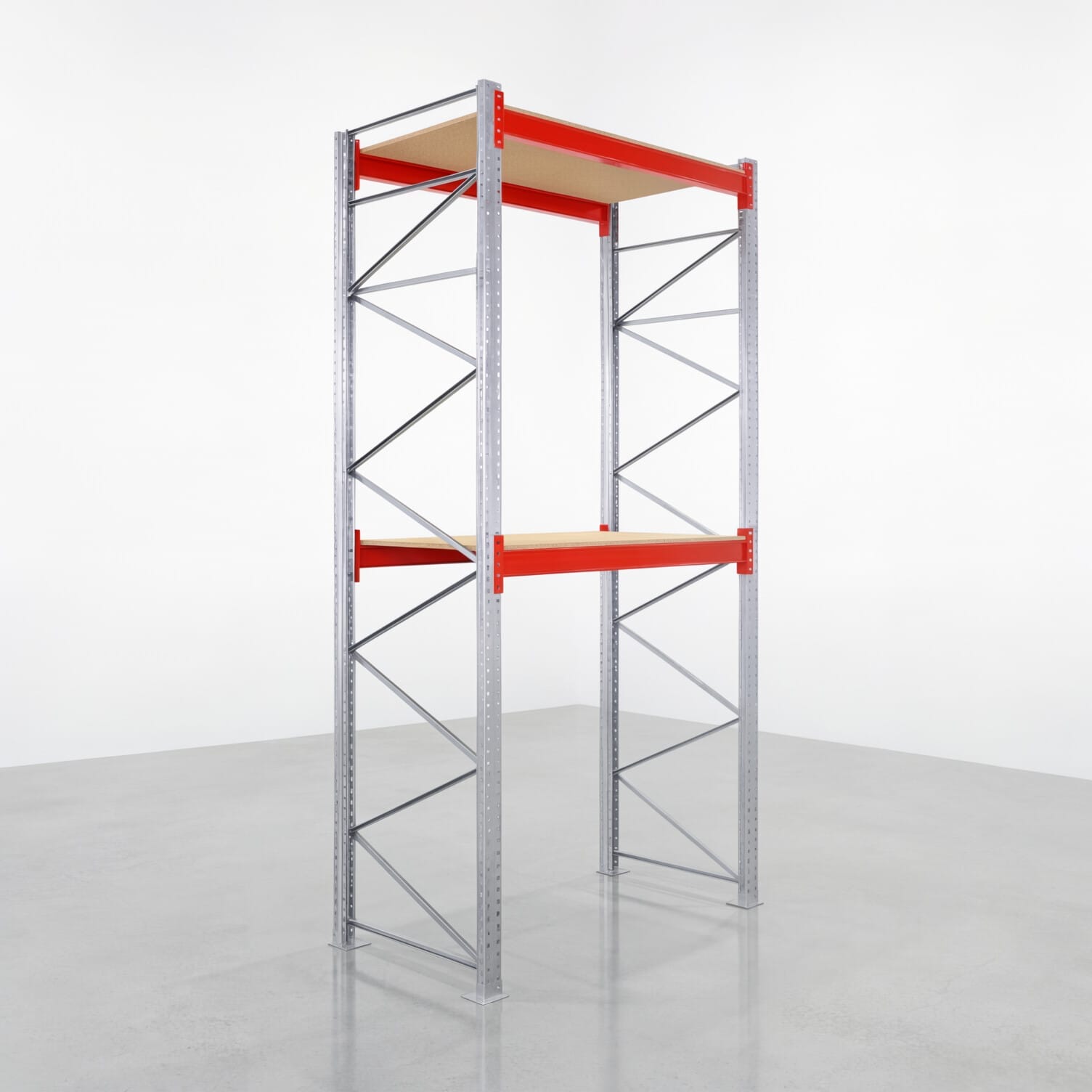 Palettenregale PRX 1000, Europalette, H: 4.100 mm, B: 2.000 mm, Palettengewicht: 1.000 kg, Palettenplätze: 6