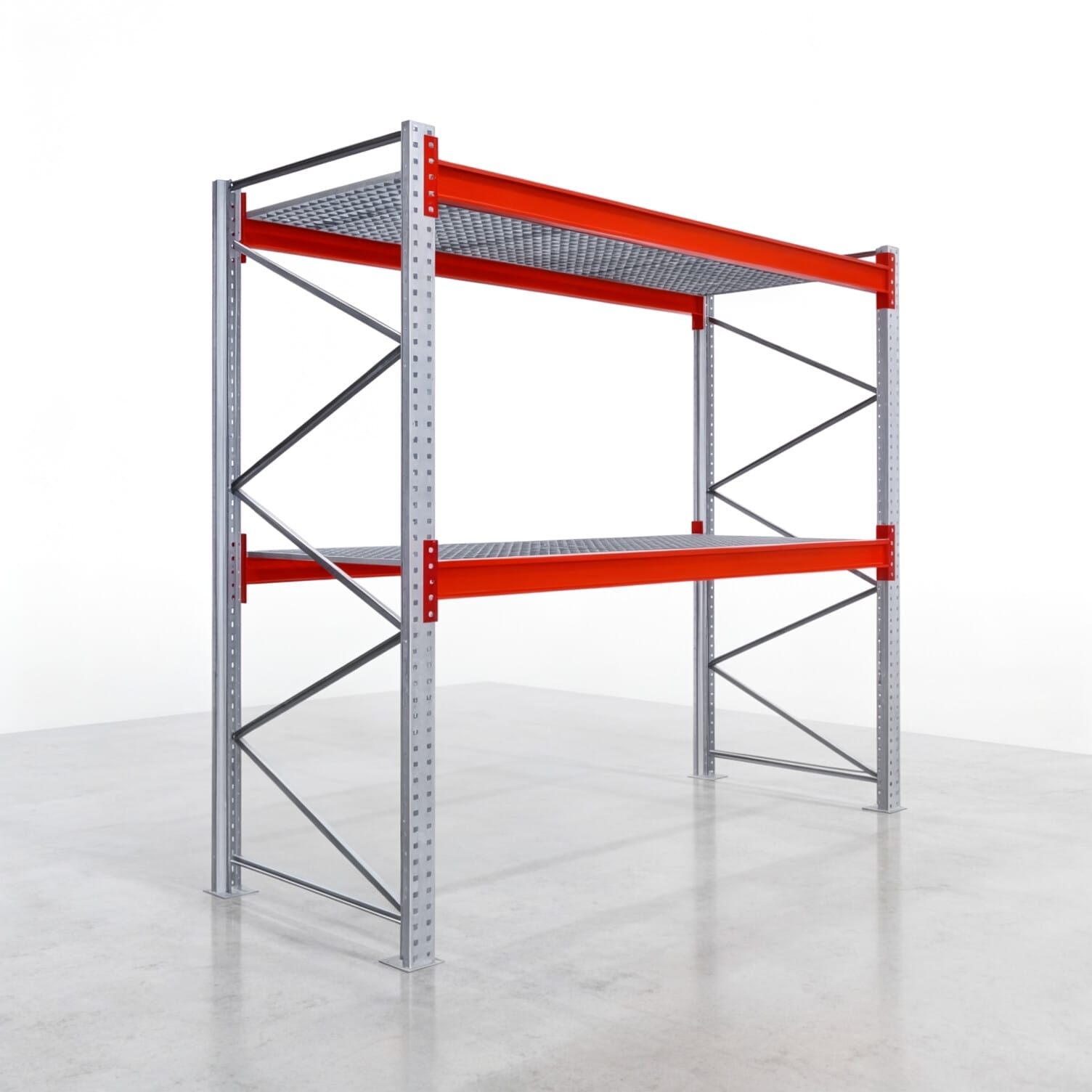 Palettenregale PRX 1000, Europalette, H: 2.600 mm, B: 2.900 mm, Palettengewicht: 750 kg, Palettenplätze: 9