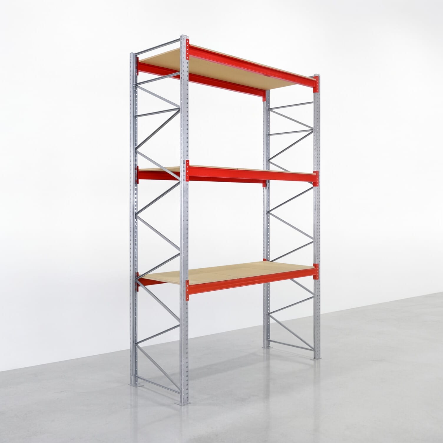 Palettenregale PRX 1000, Europalette, H: 4.600 mm, B: 2.900 mm, Palettengewicht: 500 kg, Palettenplätze: 12