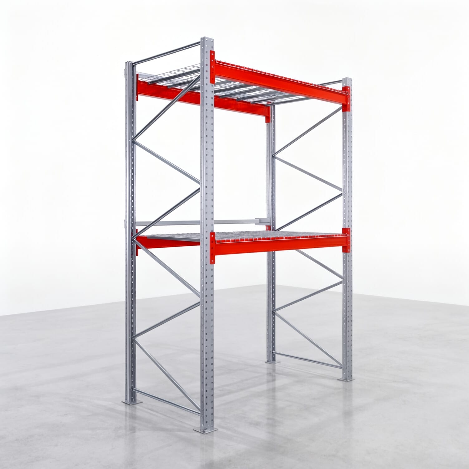 Palettenregale PRX 1000, Europalette, H: 3.100 mm, B: 2.000 mm, Palettengewicht: 500 kg, Palettenplätze: 6