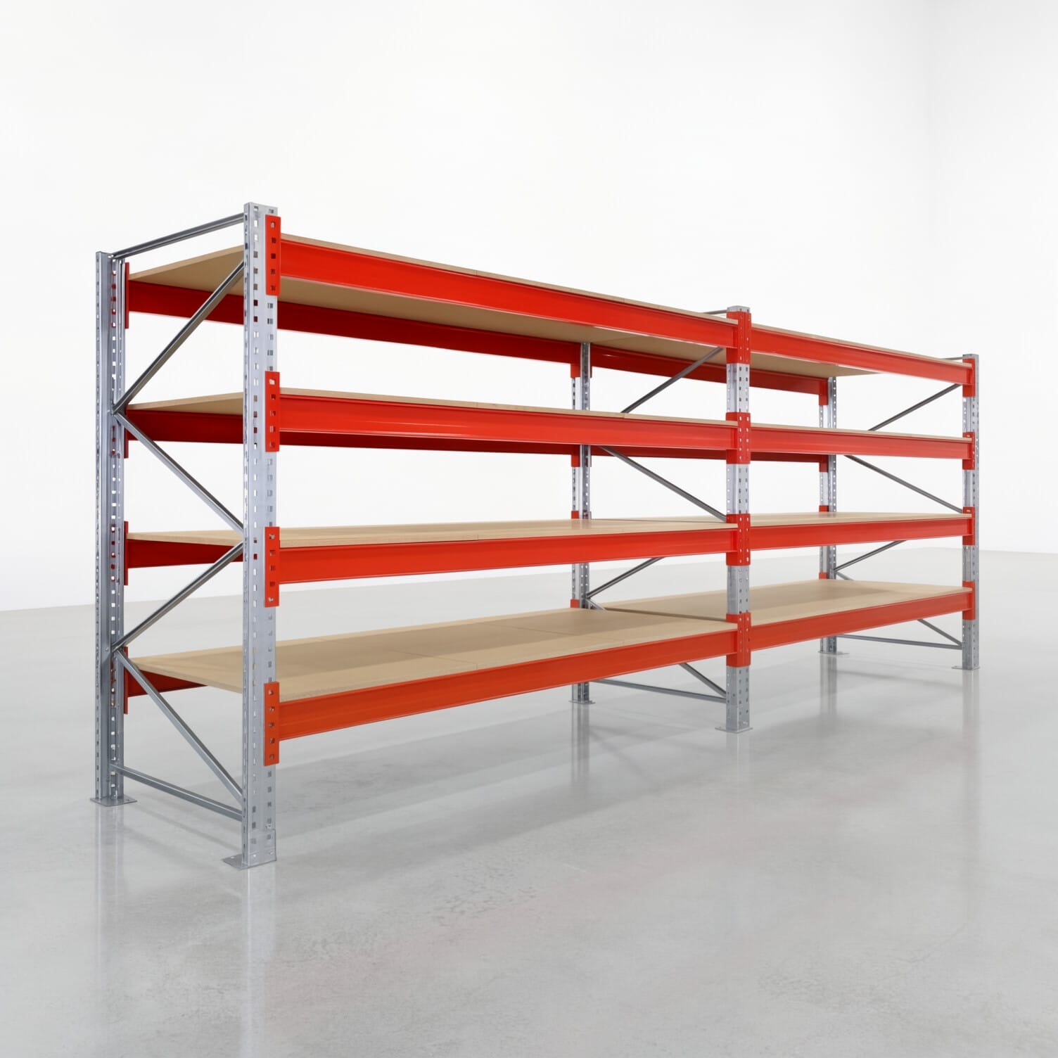 Palettenregale PRX 1000, Europalette, H: 2.100 mm, B: 5.700 mm, Palettengewicht: 500 kg, Palettenplätze: 30