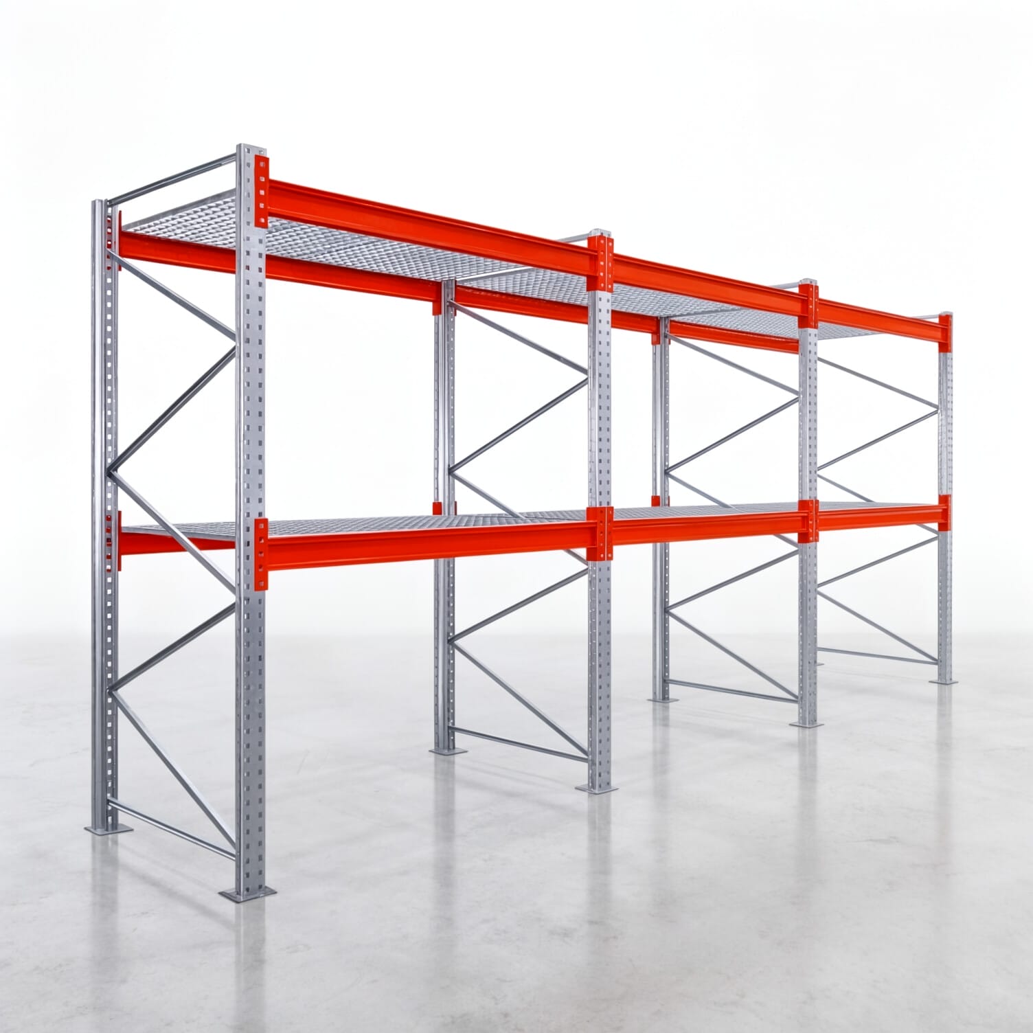 Palettenregale PRX 1000, Europalette, H: 2.600 mm, B: 5.800 mm, Palettengewicht: 500 kg, Palettenplätze: 18