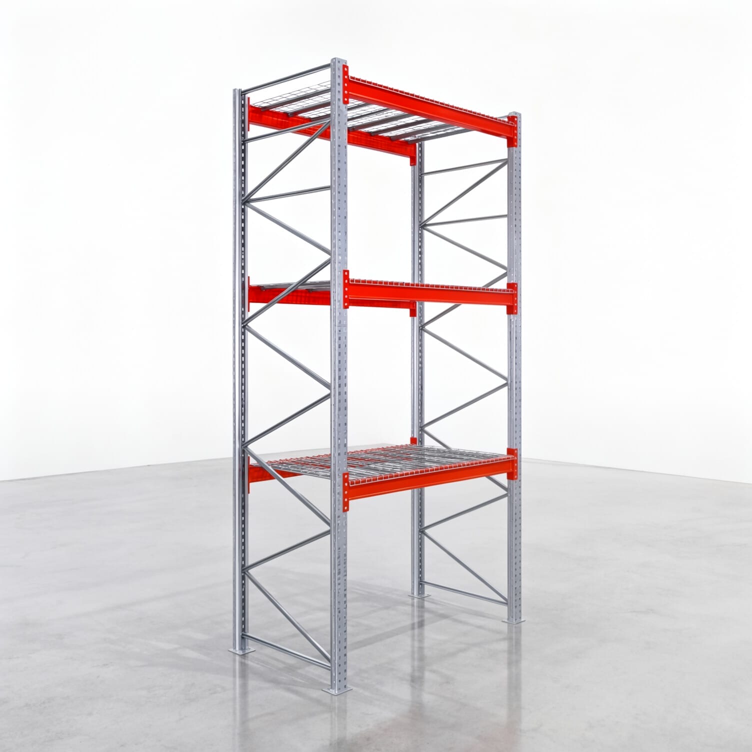 Palettenregale PRX 1000, Europalette, H: 4.100 mm, B: 2.000 mm, Palettengewicht: 750 kg, Palettenplätze: 8