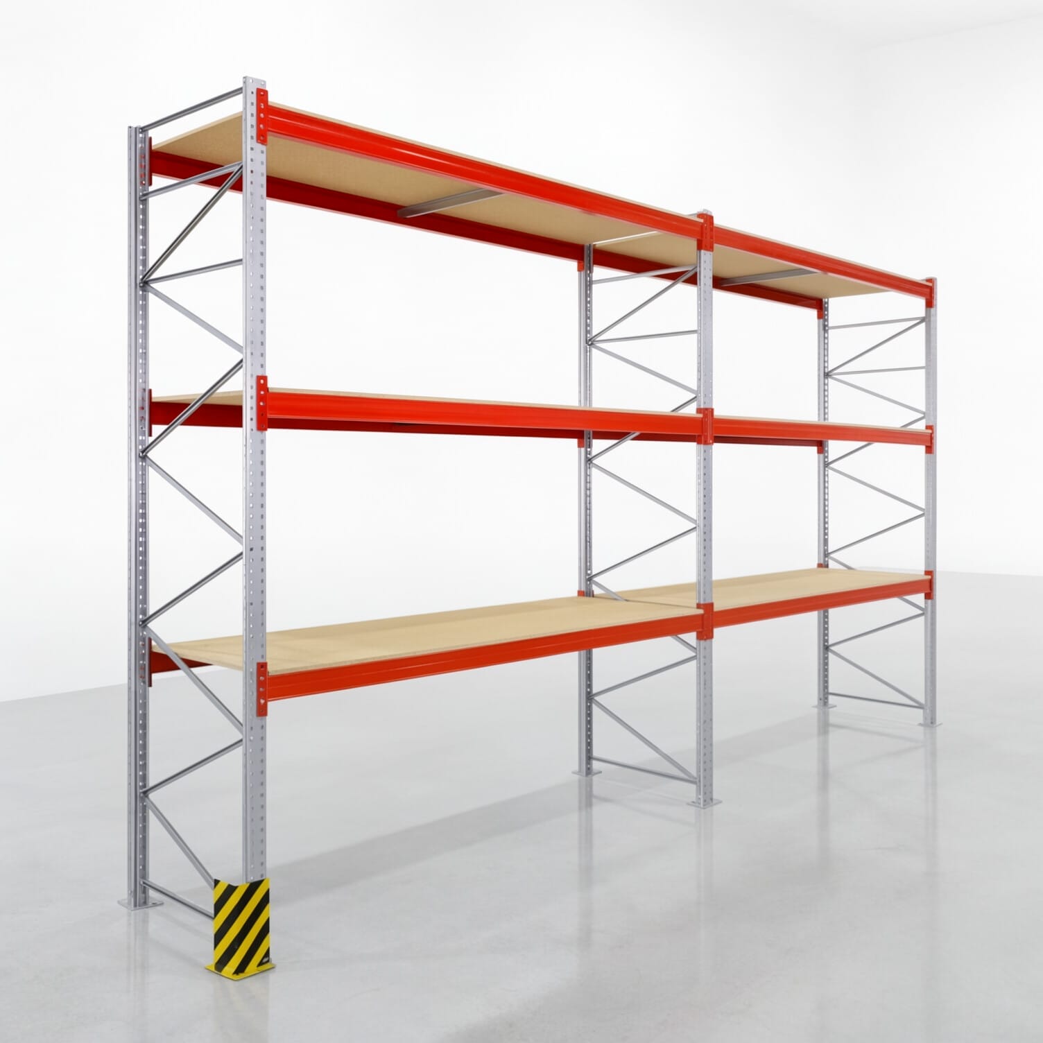 Palettenregale PRX 1000, Europalette, H: 4.100 mm, B: 7.500 mm, Palettengewicht: 750 kg, Palettenplätze: 32