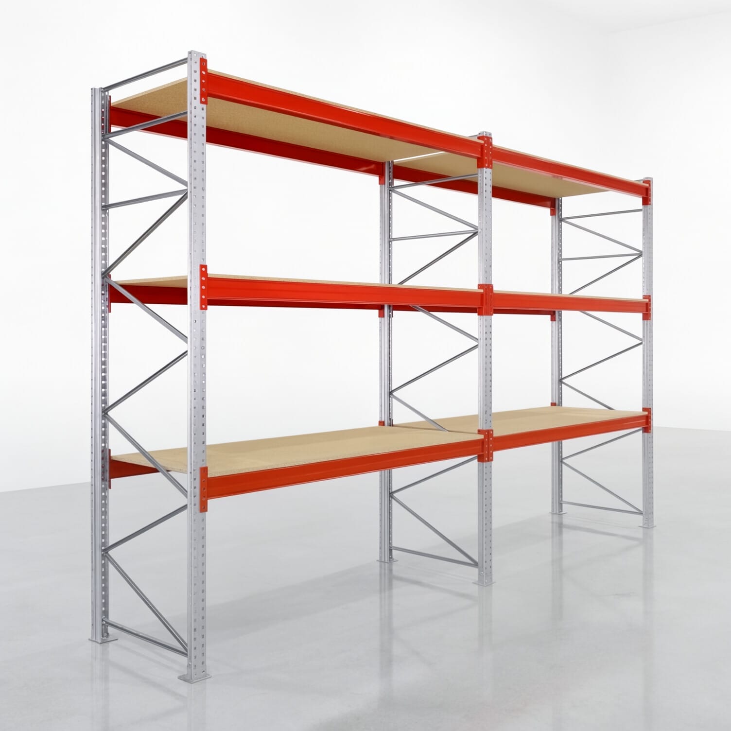 Palettenregale PRX 1000, Europalette, H: 3.600 mm, B: 5.700 mm, Palettengewicht: 500 kg, Palettenplätze: 24