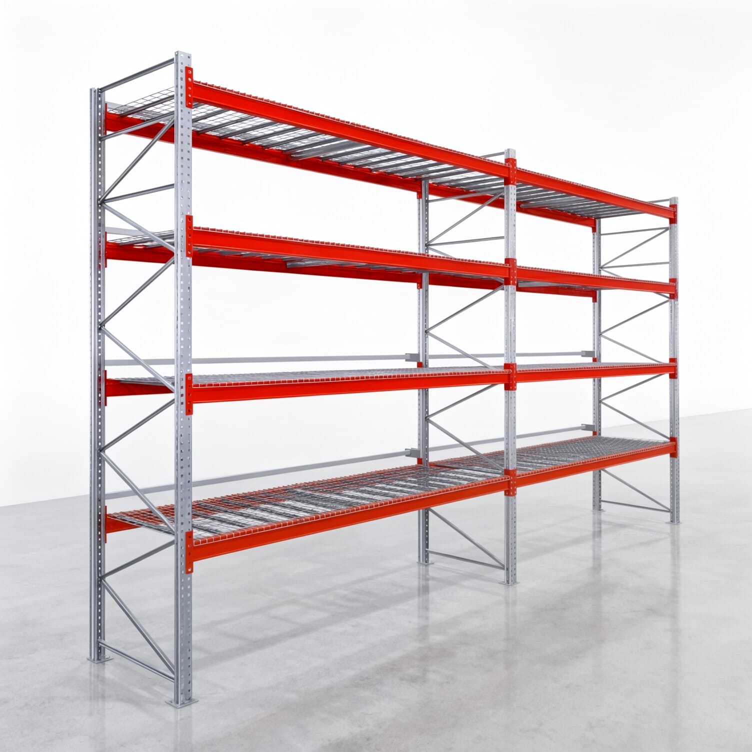 Palettenregale PRX 1000, Europalette, H: 4.100 mm, B: 7.500 mm, Palettengewicht: 750 kg, Palettenplätze: 40