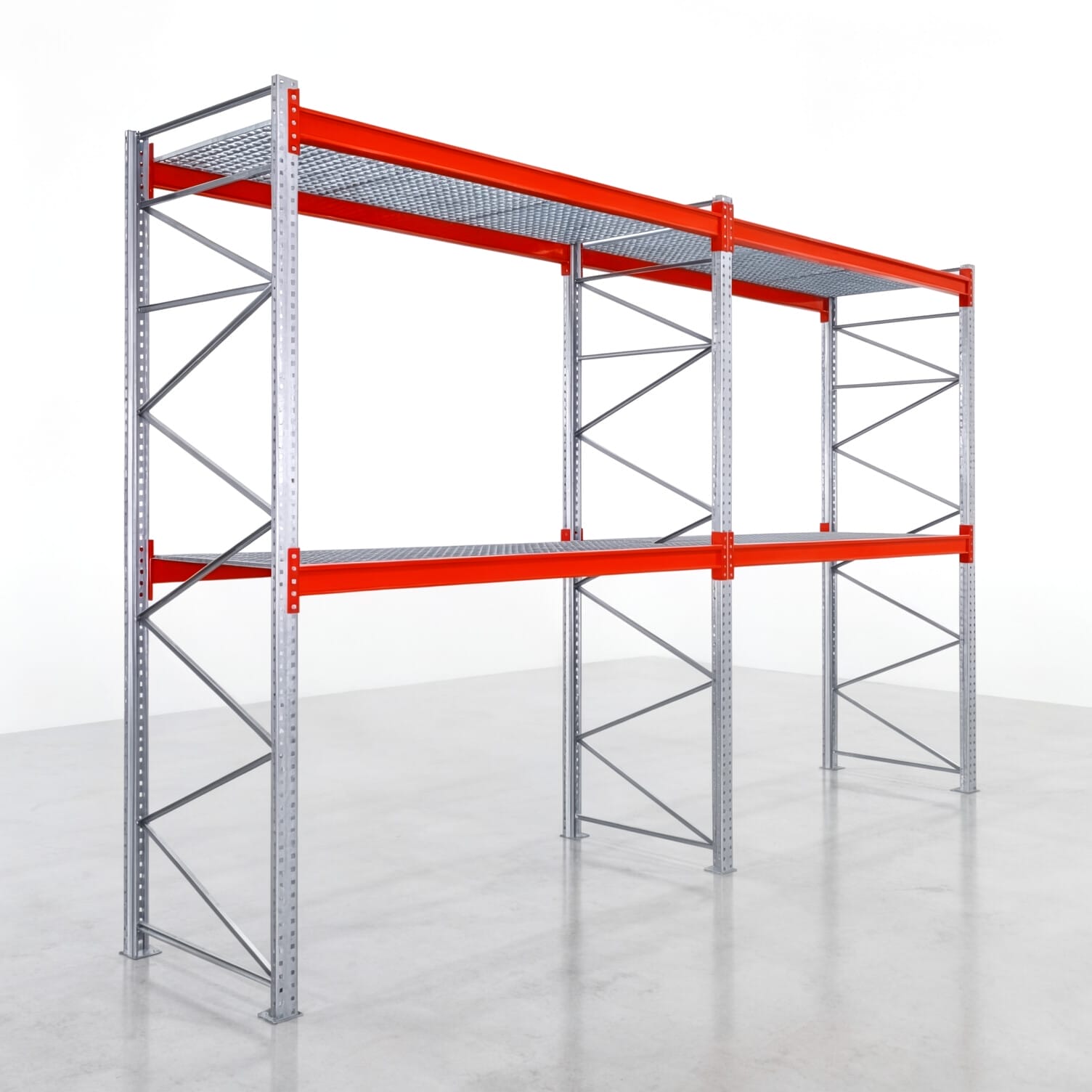 Palettenregale PRX 1000, Europalette, H: 3.600 mm, B: 5.700 mm, Palettengewicht: 750 kg, Palettenplätze: 18