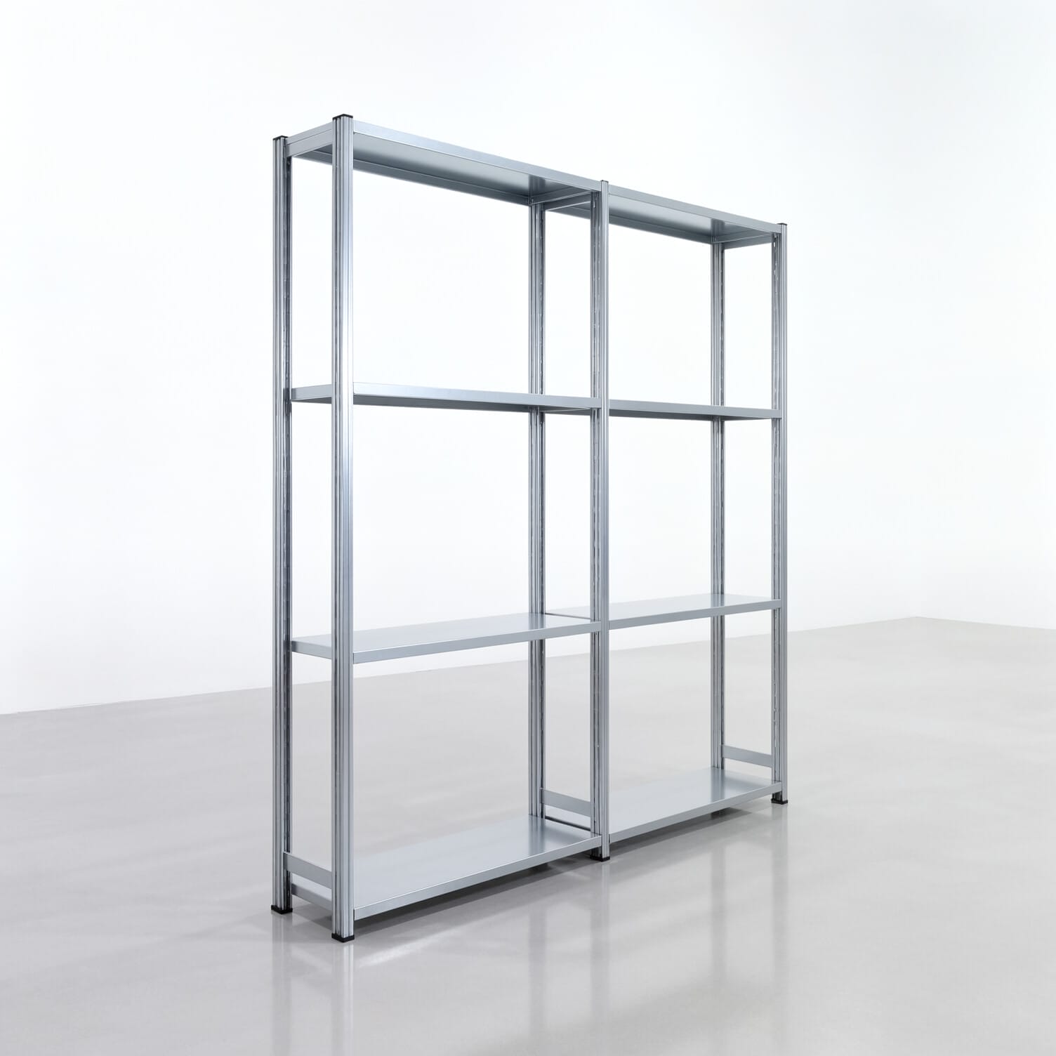 Fachbodenregal FBX 4000, H: 2.000 mm, B: 2.026 mm mm, T: 300 mm, Ebenen: 4