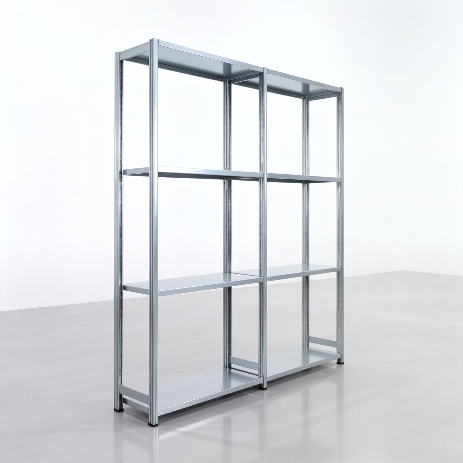 Fachbodenregal FBX 4000, H: 2.250 mm, B: 2.026 mm mm, T: 400 mm, Ebenen: 4