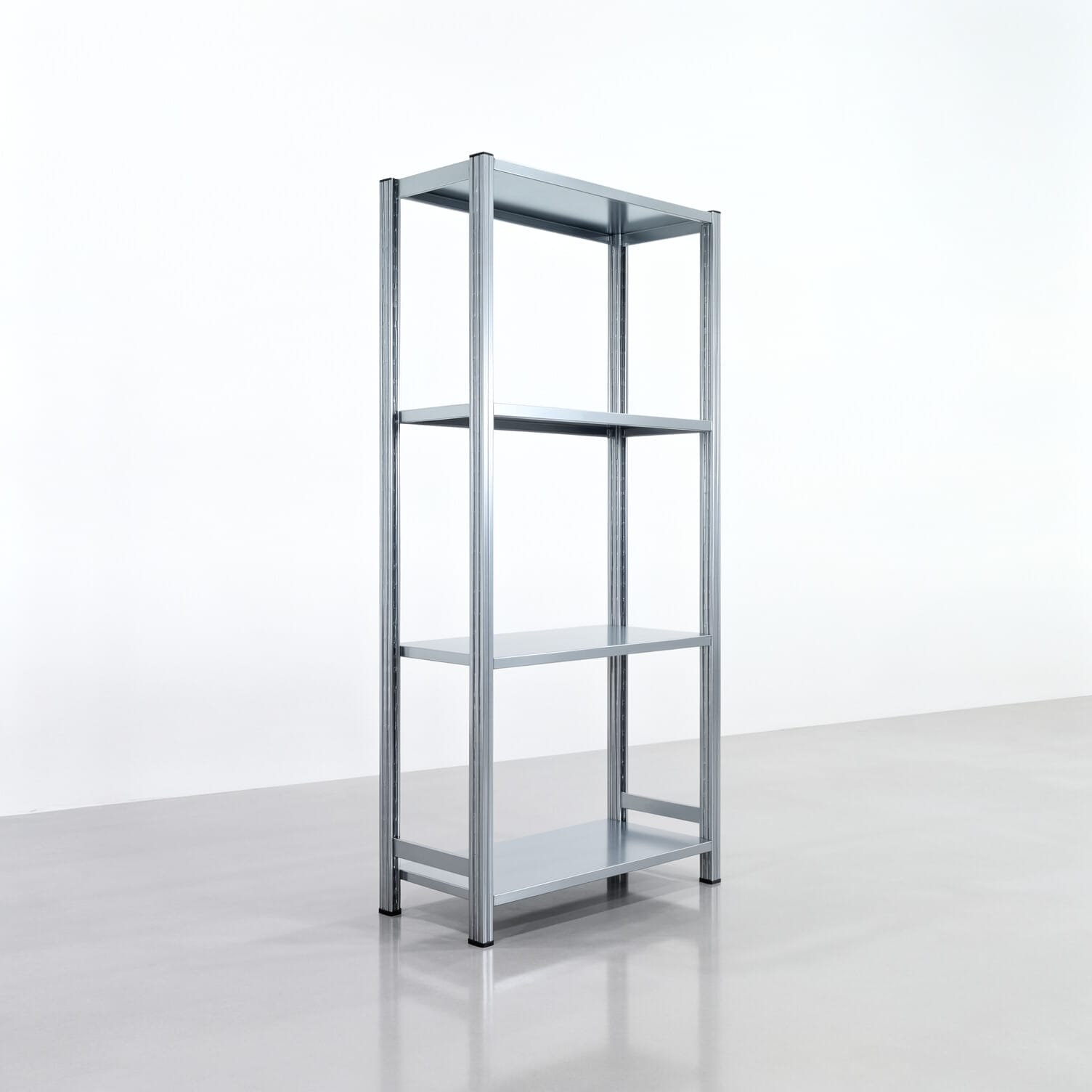 Fachbodenregal FBX 4000, H: 2.000 mm, B: 1.029 mm mm, T: 400 mm, Ebenen: 4