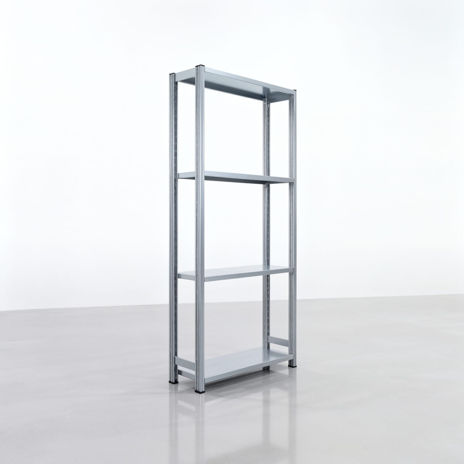 Fachbodenregal FBX 4000, H: 2.000 mm, B: 1.029 mm mm, T: 300 mm, Ebenen: 4