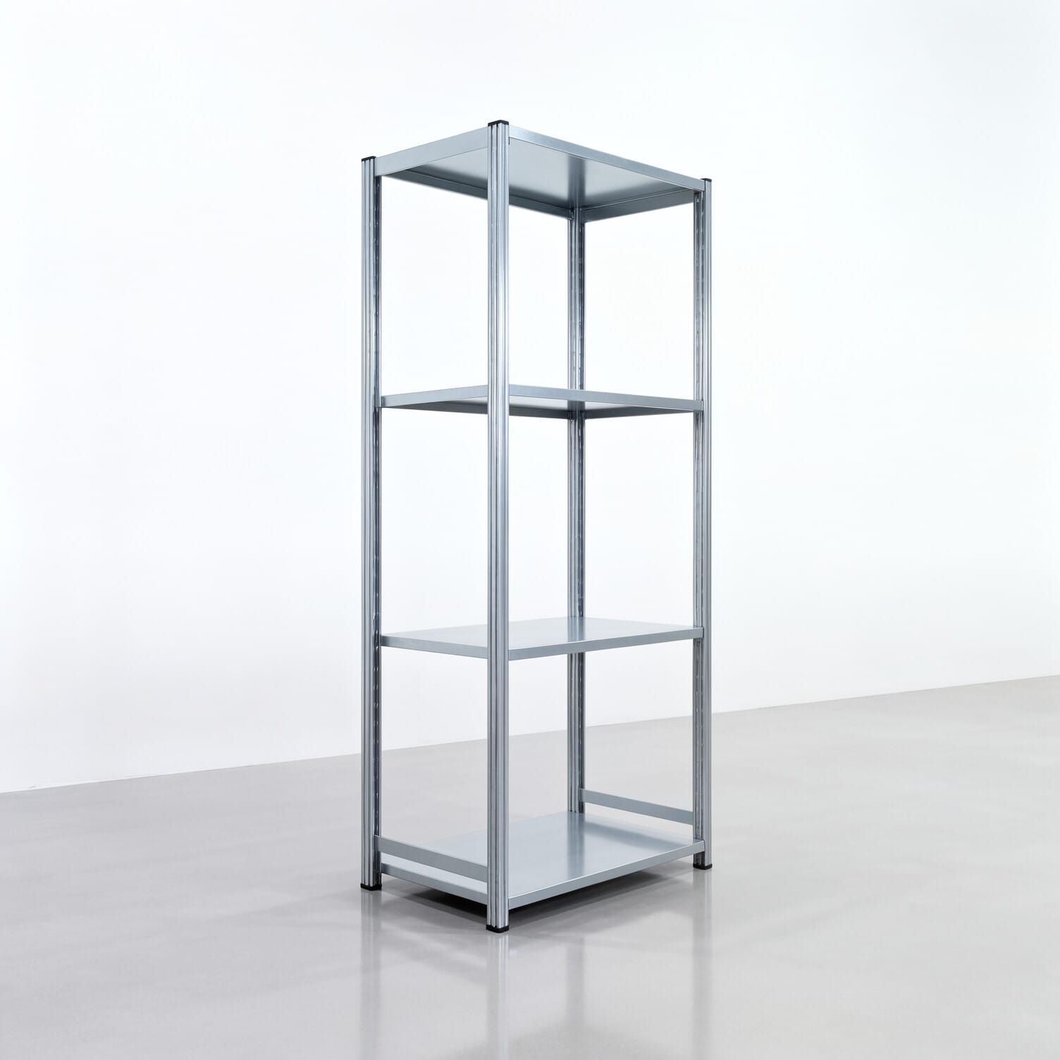 Fachbodenregal FBX 4000, H: 2.250 mm, B: 1.029 mm mm, T: 600 mm, Ebenen: 4