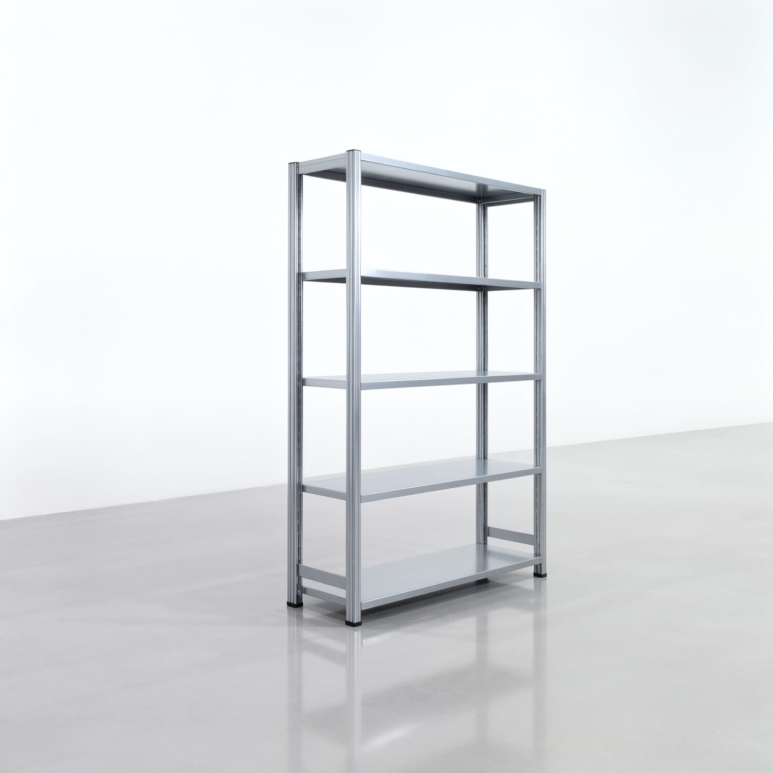 Fachbodenregal FBX 4000, H: 1.750 mm, B: 1.229 mm mm, T: 400 mm, Ebenen: 5