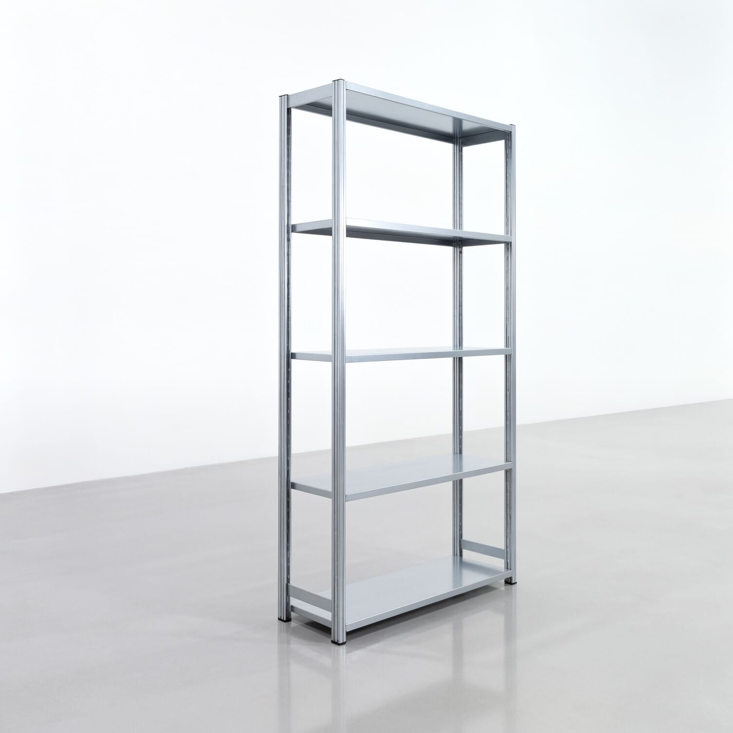 Fachbodenregal FBX 4000, H: 2.250 mm, B: 1.229 mm mm, T: 400 mm, Ebenen: 5