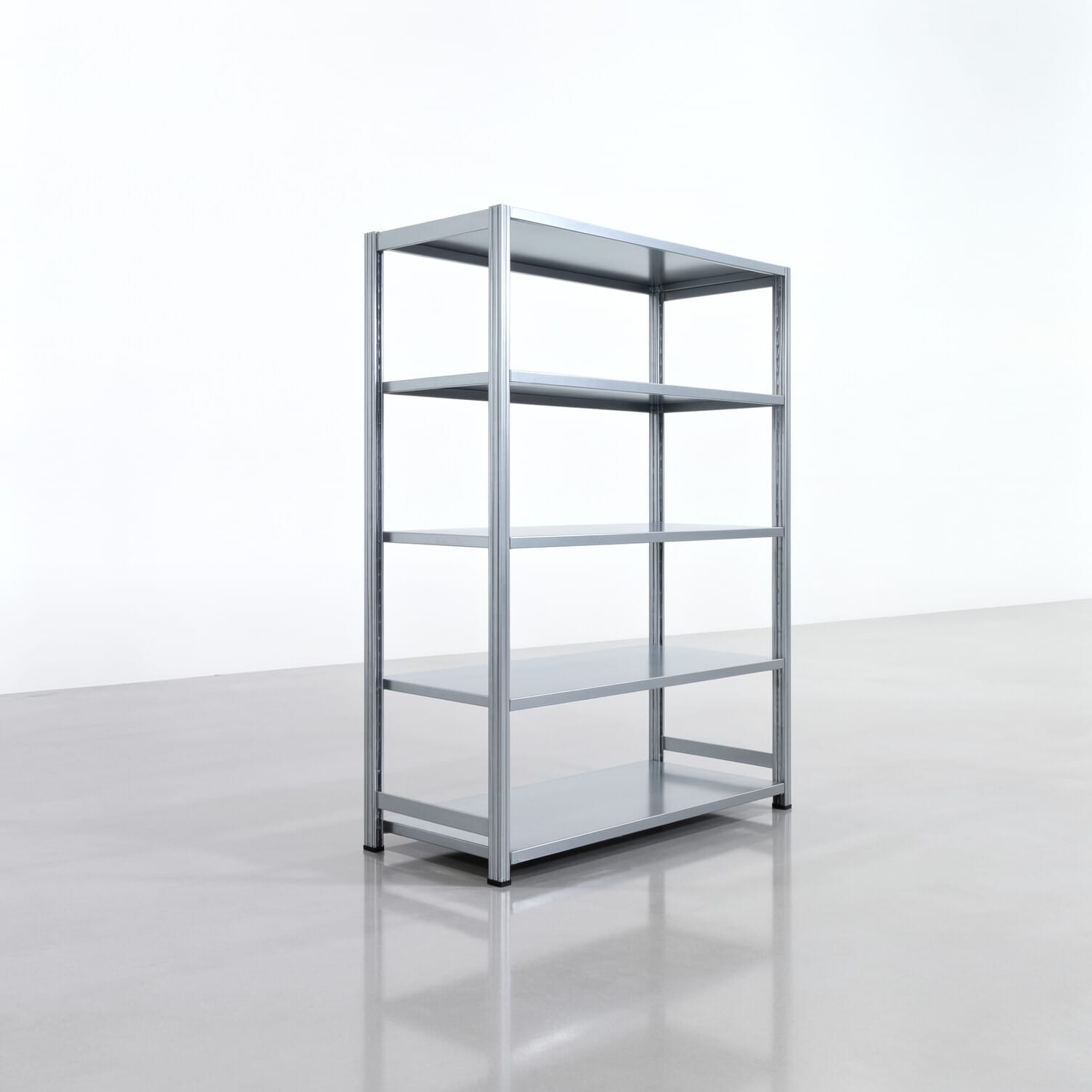 Fachbodenregal FBX 4000, H: 1.750 mm, B: 1.329 mm mm, T: 600 mm, Ebenen: 5