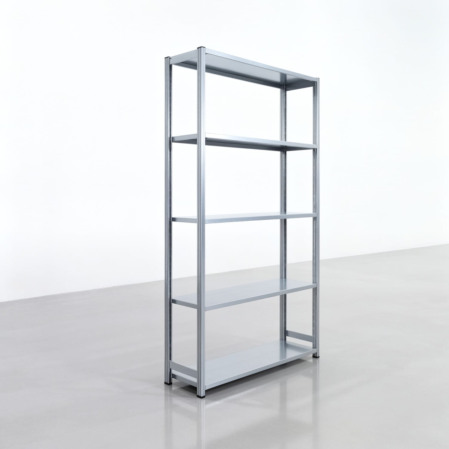 Fachbodenregal FBX 4000, H: 2.250 mm, B: 1.329 mm mm, T: 400 mm, Ebenen: 5