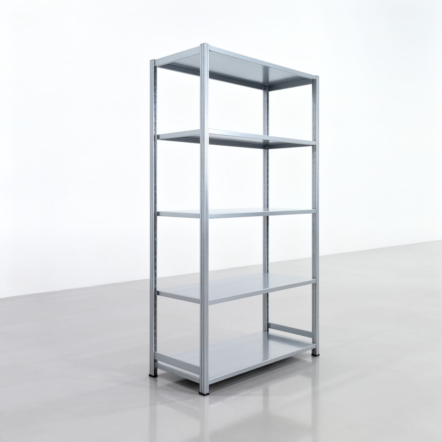 Fachbodenregal FBX 4000, H: 2.250 mm, B: 1.329 mm mm, T: 600 mm, Ebenen: 5