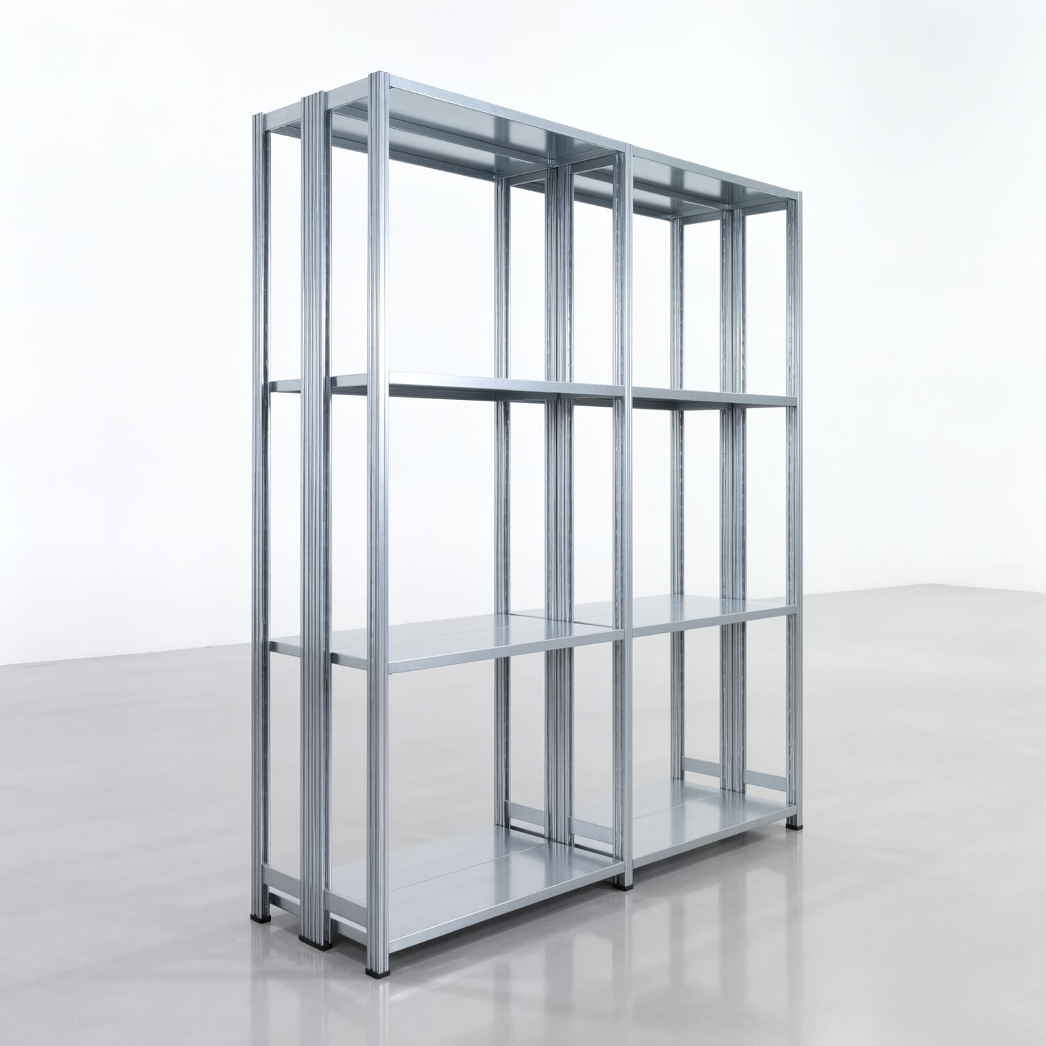 Fachbodenregal FBX 4000, H: 2.350 mm, B: 2.026 mm mm, T: 300 mm, Ebenen: 4