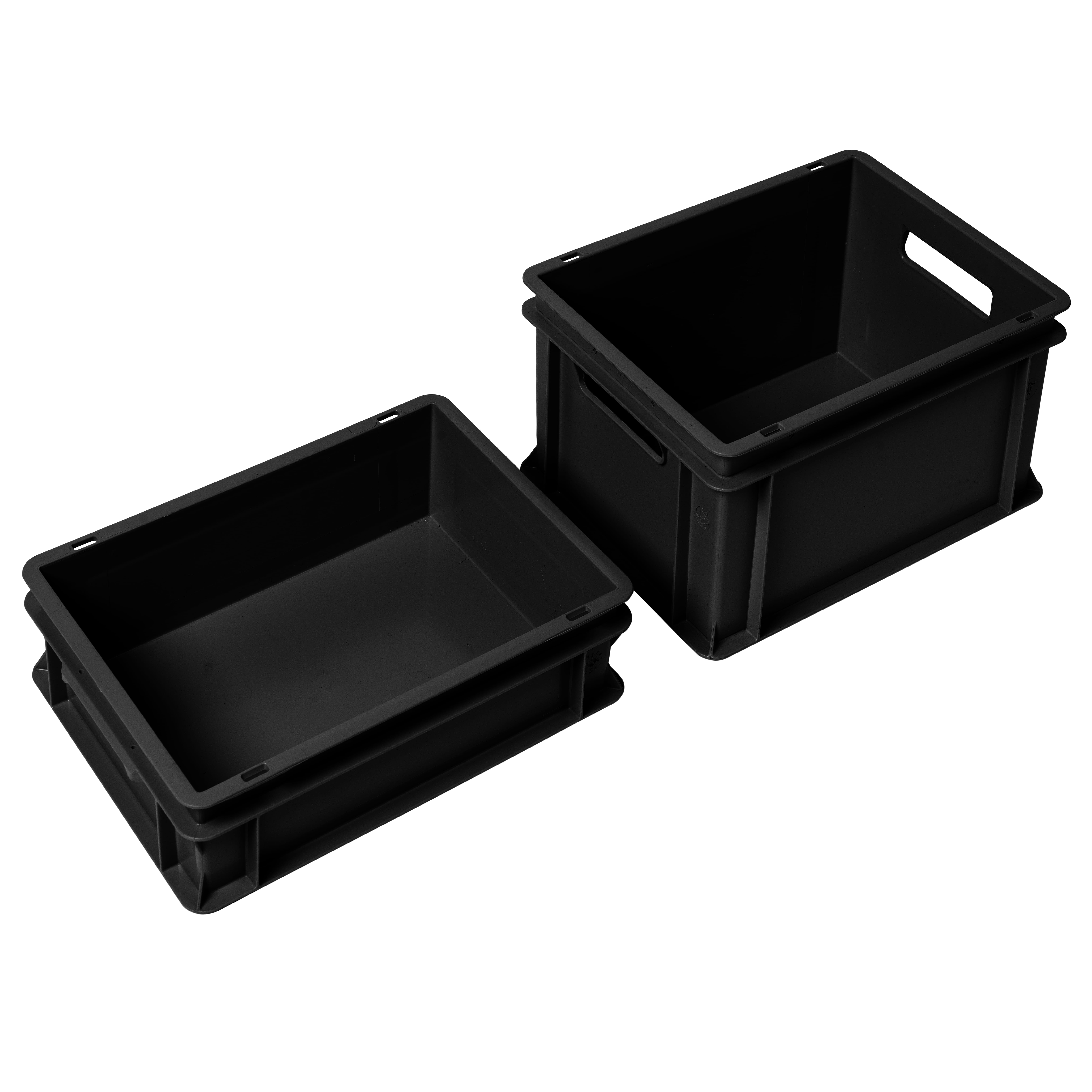 RMX ESD Eurobehälter, Schwarz, LxBxH: 400x300x120mm
